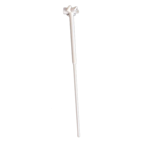 PTFE Stirrer With Turbine Blade - Plastic Construction Available in Various Sizes | Flange Connecting Type Durable and Versatile Design