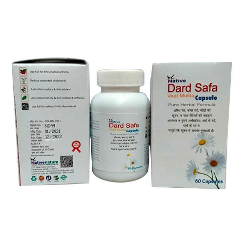 Dard Safa Capsules Direction: As Per Physician