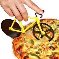 STAINLESS STEEL BICYCLE SHAPE PIZZA CUTTER(649)