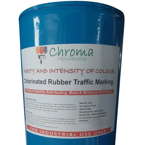 Chlorinated Rubber Traffic Marking Paint Application: Concrete