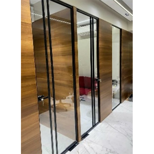 Aluminium Partition Door Hardness: Hard at Best Price in Delhi | K C ...