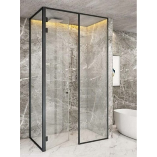 300 SQ Ft Shower Enclosures - Anodized Alloy, 300 SQ Ft Size | Hard Surface, Fast Drying Design, Easy Access with Stylish Railings
