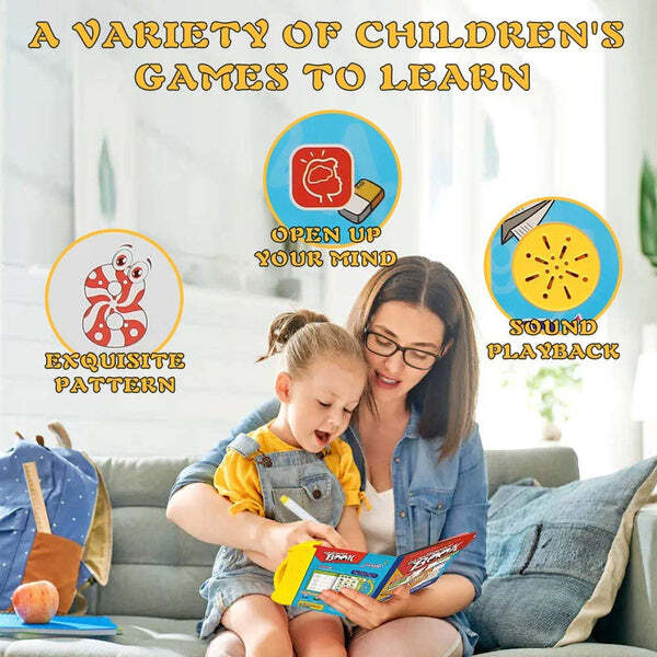 INTELLIGENCE BOOK MUSICAL LEARNING STUDY BOOK WITH NUMBERS LETTERS(4603