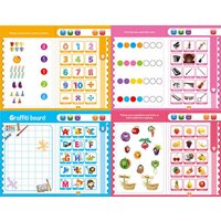 INTELLIGENCE BOOK MUSICAL LEARNING STUDY BOOK WITH NUMBERS LETTERS(4603