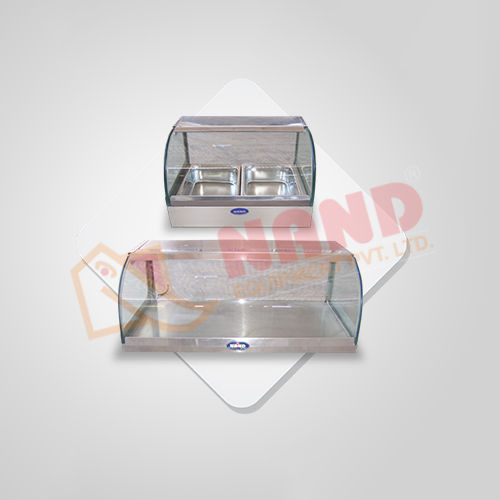 Silver Cannopy Display Counter