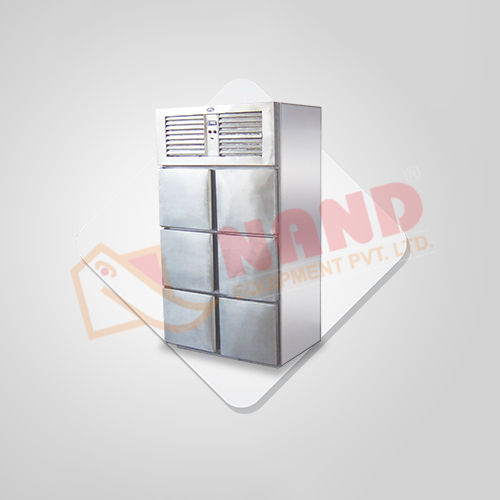 Silver 6 Door Vertical Refrigeration