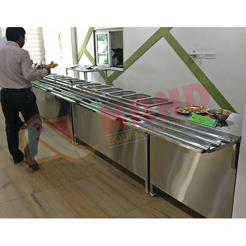 Canteen Food Serving Counter