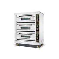 Silver 3 Deck Electric Oven