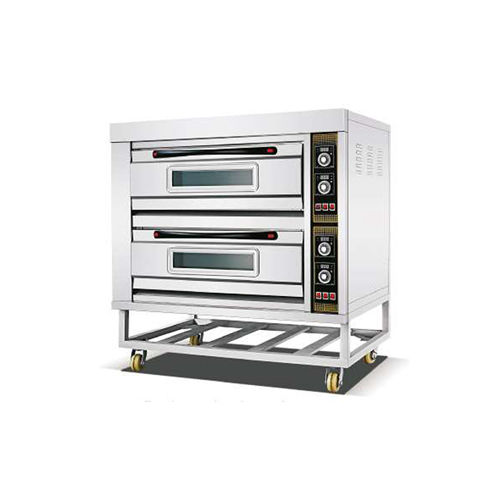 Silver 2 Deck Electric Oven