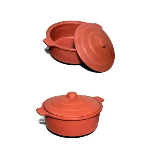 3Ltr Modern Terracotta Lid Kaan Kadhai 