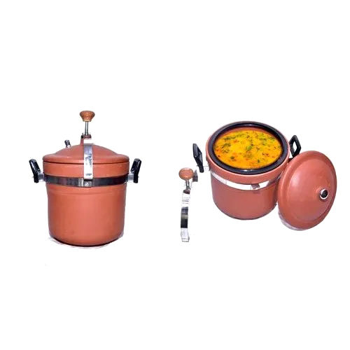 Clay Pressure Cooker, Color : Brown at Best Price in Ghaziabad