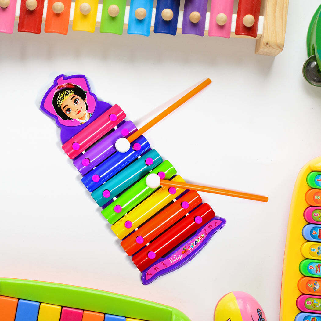 XYLOPHONE FOR KIDS WOODEN XYLOPHONE TOY WITH CHILD SAFE MALLETS(4616)