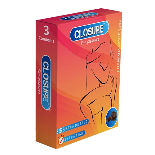 Chocolate Flavour Closure Premium Condom 10 Piece Pack Size: Regular