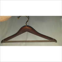 Brown Teak Wood Garment Hanger