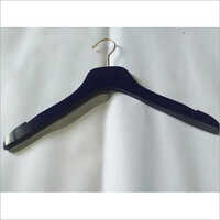 Garment Wooden Polished Black Coat Hanger