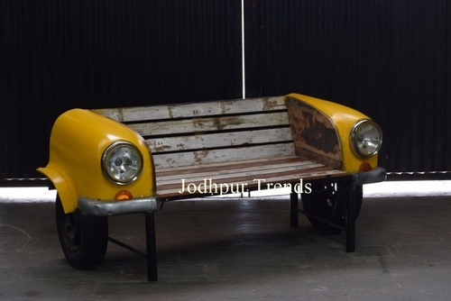 Car Design Sofa - Color: Yellow