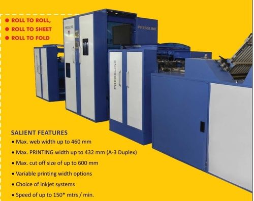 Inkjet / Digital High Speed Web Printing Machine 