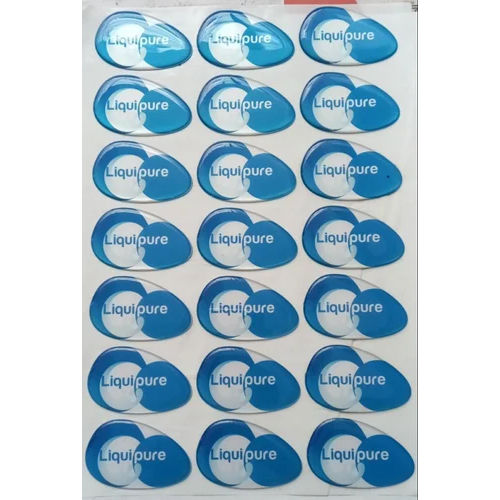 Self Adhesive Branding Dome Epoxy Sticker