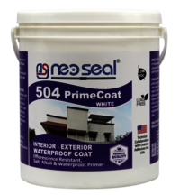 Neoseal N-504 Prime Coat - Acrylic Emulsion Polymer, White Color, Flexible Waterproof Membrane | High-performance, Quick-drying Primer For Superior Moisture Protection