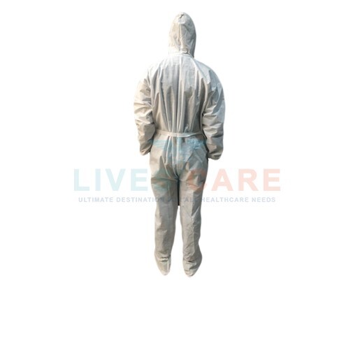 Protective Coverall with Hood and Shoe Cover