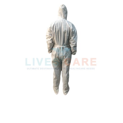 Protective Coverall with Hood and Shoe Cover