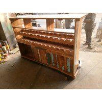 Reclaimed Wood Bar Counter