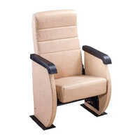 Audi 1 Leather Auditorium Chair - Color: Cream