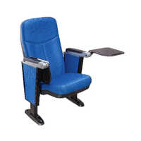 Audi 13 Leather Auditorium Chair - Color: Blue