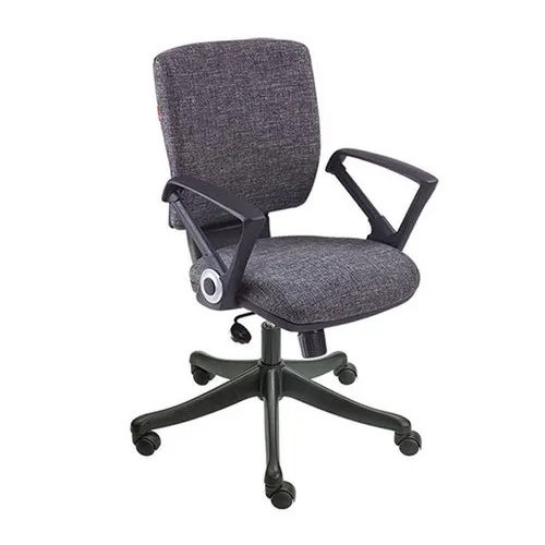 Black Designer Pu Foam Computer Chair