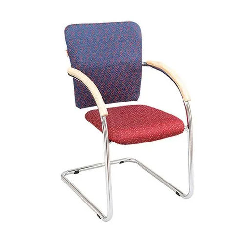 Blue And Red High Back Visitor Chair