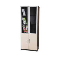 6 Feet Wooden Storage Cabinet - Color: Brown
