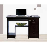 Geeken Wooden Computer Desk - Color: Black