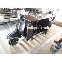 Scooter Design Sink Table - Color: Black