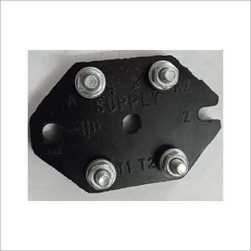 Terminal Board Single Phase Motor - Black, 1000 Ampere Rated Voltage | Ideal for Industrial Electrical Distribution and Signal Aggregation