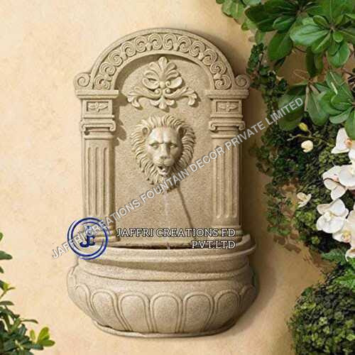 LION FACE WALL FOUNTAIN IN FRP