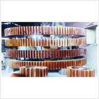 Red Girth Gear Casting