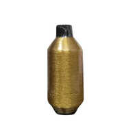 3 Clock Jari - Polyester Zari Thread, 50 Pieces, Golden Color, Eco-friendly And High Tenacity