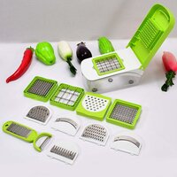 FRUIT AND VEGETABLE SLICER CUTTER KITCHEN SLICE DICER 11IN1(5218)