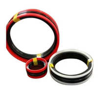 High Quality Compact Seal Kit - 15 Piece Set, High Nitrile Rubber, 34x50 Mm, Rigid Round Shape, Industrial Usage, Includes Backup Rings And Wiper Seals