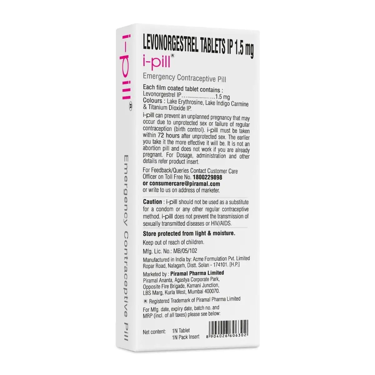 Levonorgestrel Tablet