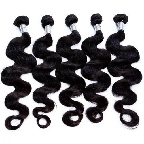 Black Wavy Indian Hair Extensions