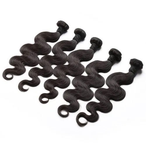 Black Growth Remy Straight Steam Wavy Hair