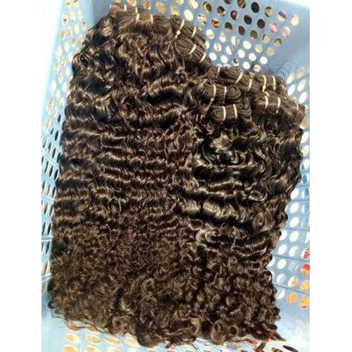 Deep Curly Machine Weft Hairs