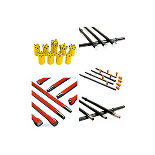 Yellow Drill Rods And Drill Bits