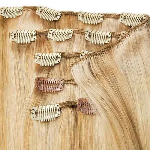 Full Head Human Hair Clip In Hair Extension