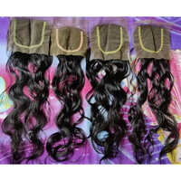 Human Hair Lace Closure - 10-30 Inches, Black | Remy Indian Hair for Women and Girls