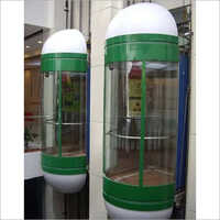 Capsule Elevator For Shopping Mall - Capacity: 408 Kg