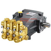 5hp Three Phase Triplex High Pressure Pump - Color: White And Black