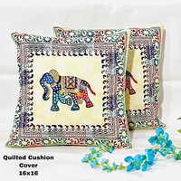 Indian Hand Block Print Cushion Cover Set Of 5 - Color: Multicolor
