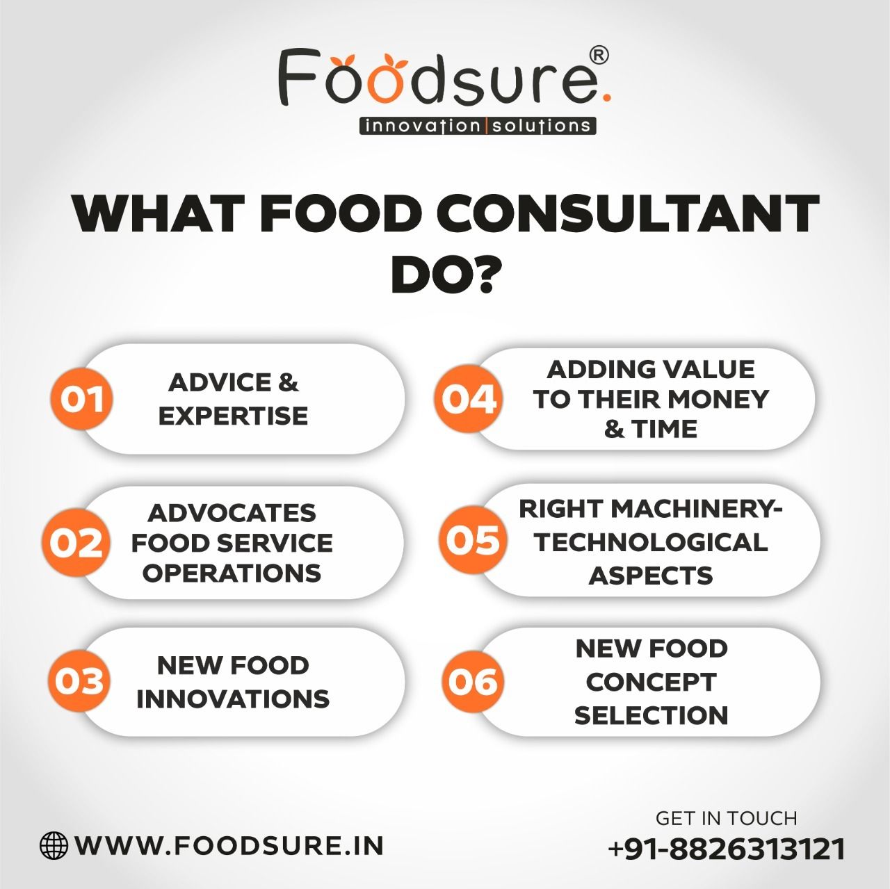 Food Consultant Services